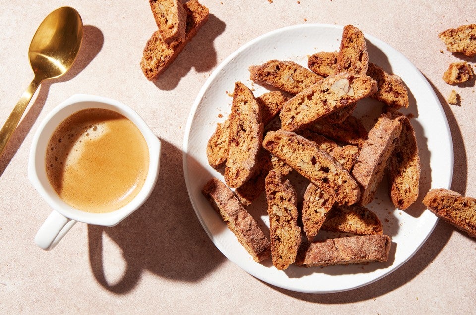 Whole Grain Cinnamon-Nut Baby Biscotti | King Arthur Baking