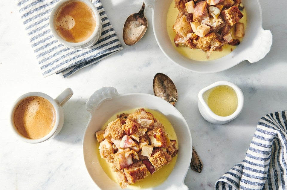 Apple-Nut Bread Pudding Recipe