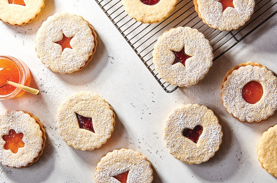 Cardamom Cream Cheese Linzers