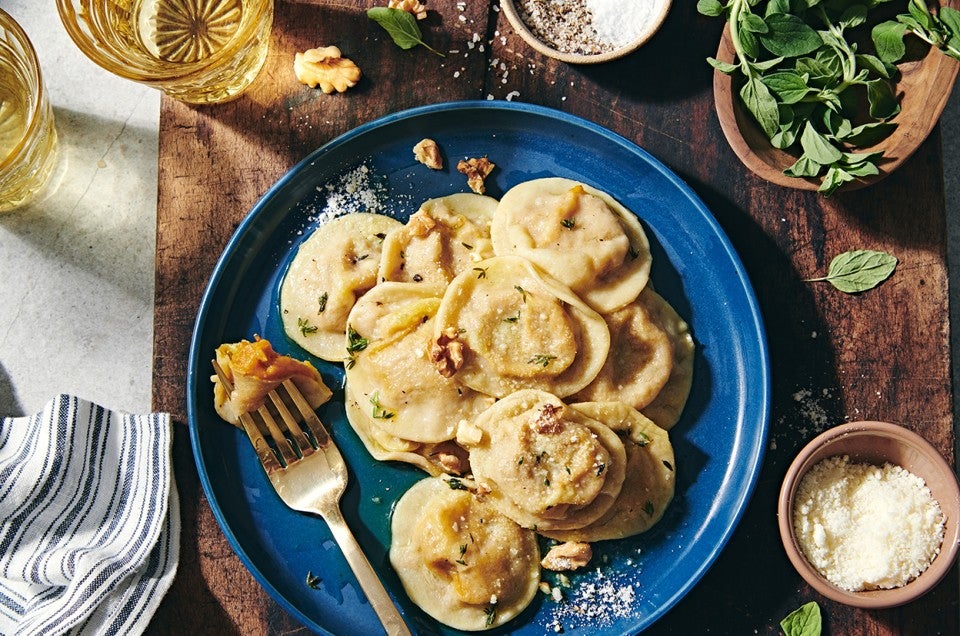 Savory Pumpkin Ravioli Recipe