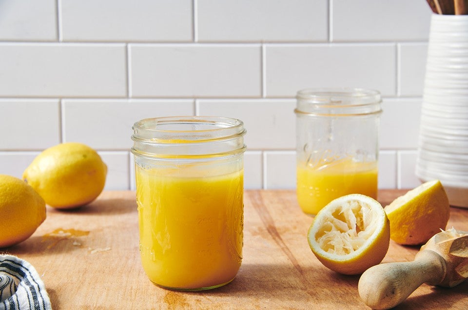 Microwave lemon curd