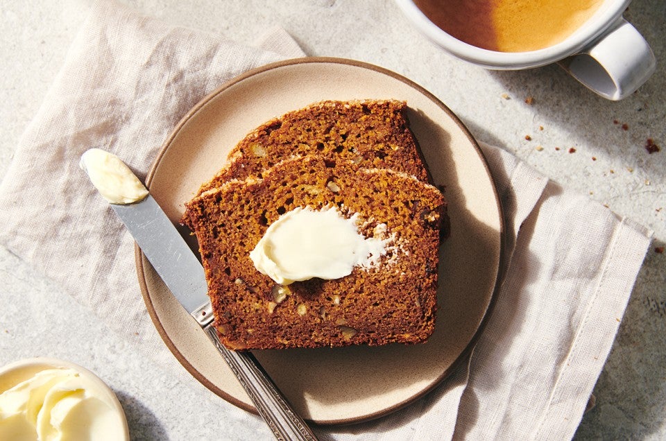 Easy Whole Grain Pumpkin-Banana Bread - select to zoom