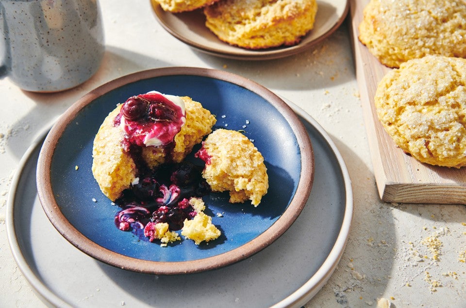 Lemon Cornmeal Biscuits - select to zoom