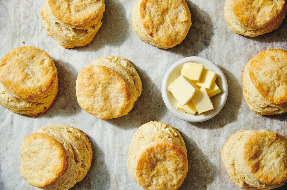 Flaky Sourdough Biscuits