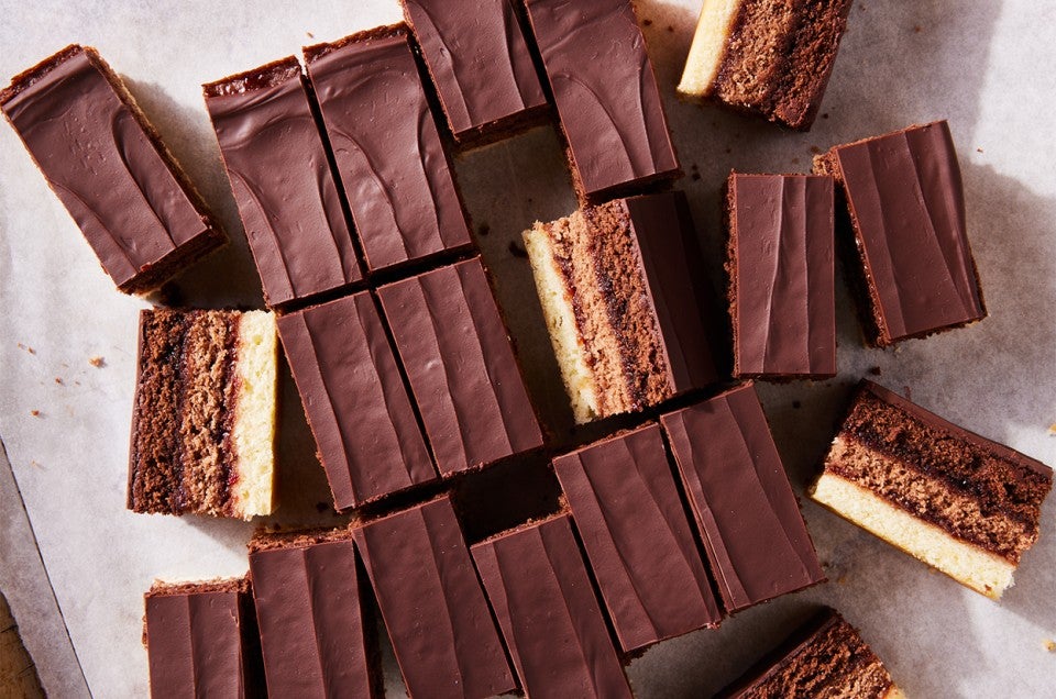 Ombre Chocolate Cake Bars Recipe | King Arthur Baking
