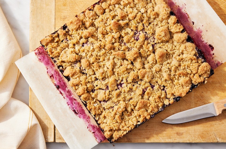 Rye Blueberry Bars - select to zoom