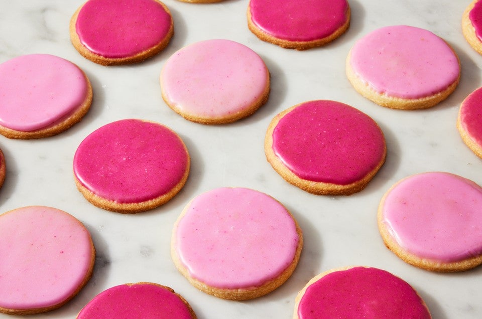 Pink Chocolate-Dipped Wafers - Lifestyle with Leah
