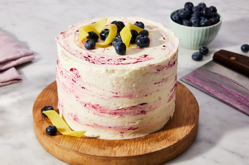 Blueberry Lemon Cake - Grandbaby Cakes