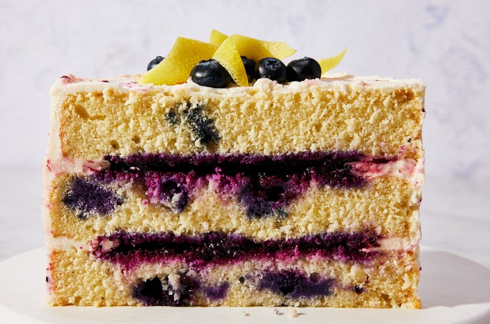 Lemon Blueberry Cake - El Mundo Eats