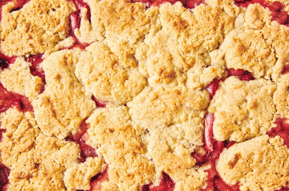 Strawberry-Rhubarb Cobbler - select to zoom