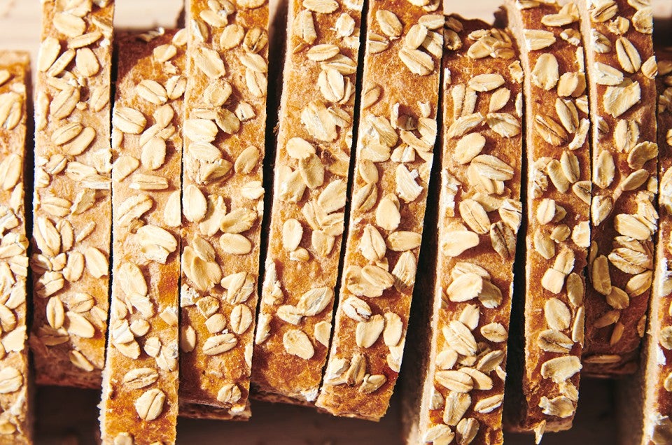 Whole Wheat Honey Oatmeal Bread