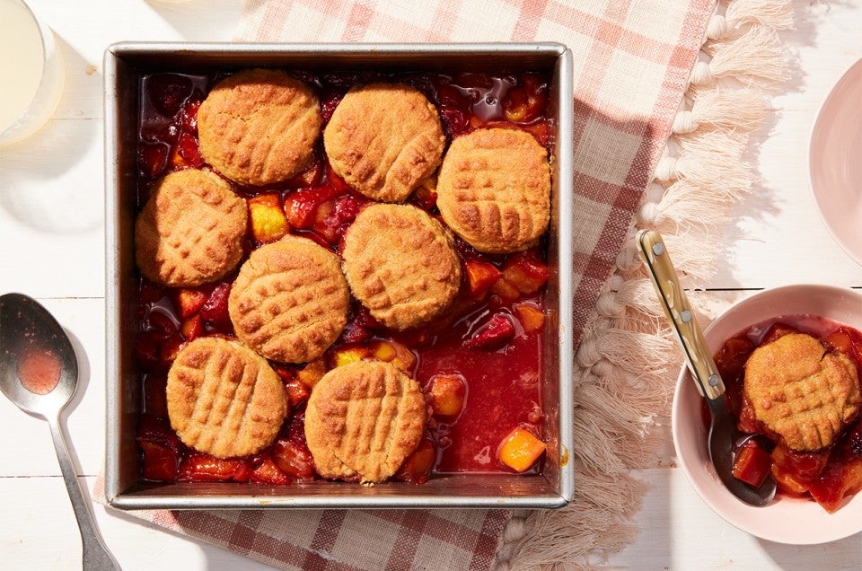 Peanut Butter Cookie Fruit Cobbler - select to zoom