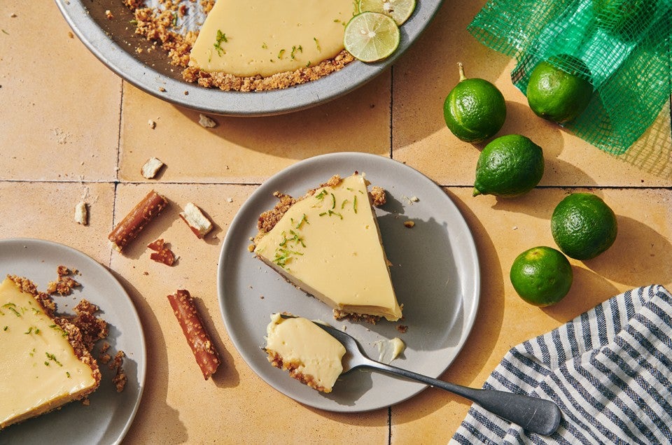 Key Lime Pie with a Pretzel Crust  - select to zoom