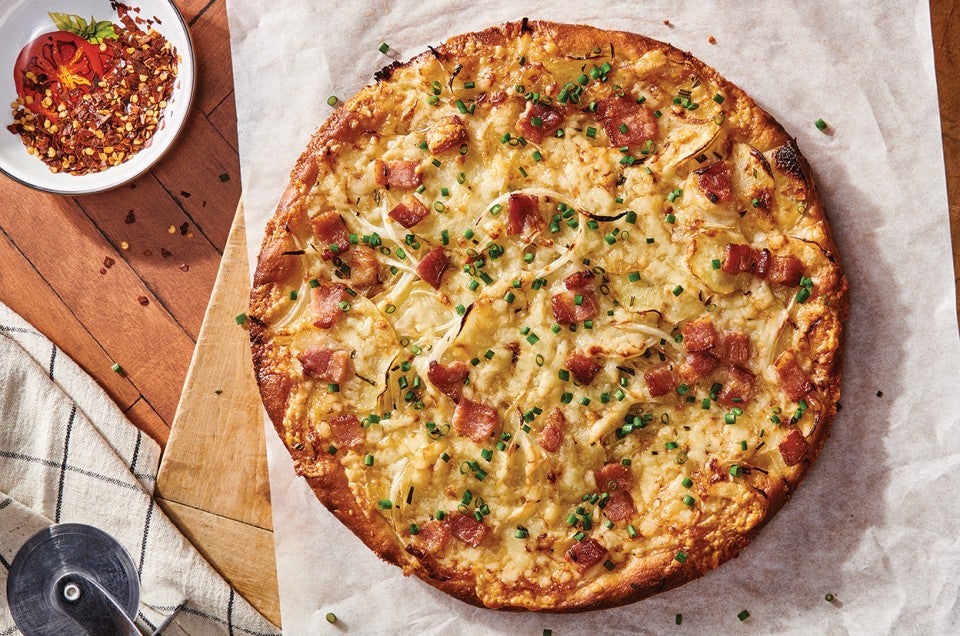 Loaded Baked Potato Pizza Recipe King Arthur Baking