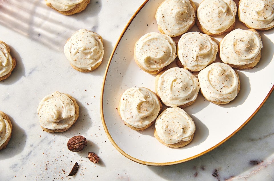 Nutmeg Cookies with Rum Icing  - select to zoom