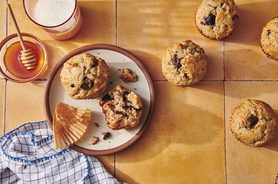 Banana Chocolate Chip Muffins  - select to zoom