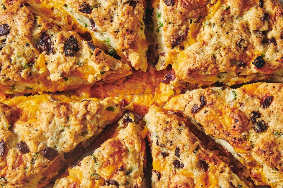 Bacon Cheddar Chive Scones  - select to zoom