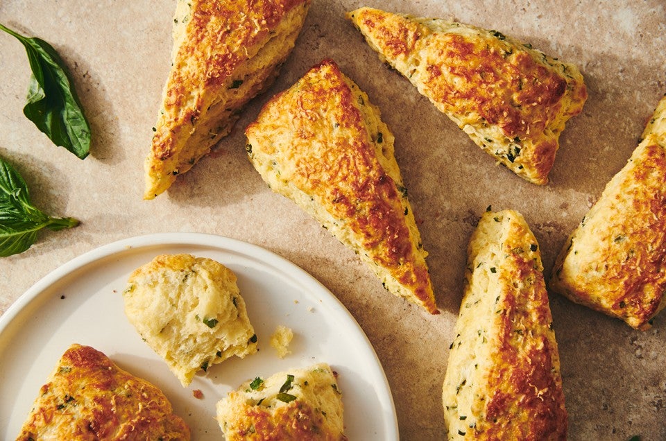 Basil Parmesan Scones