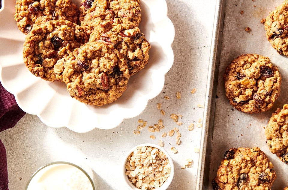 Fruity-Nutty Oat Cookies  - select to zoom