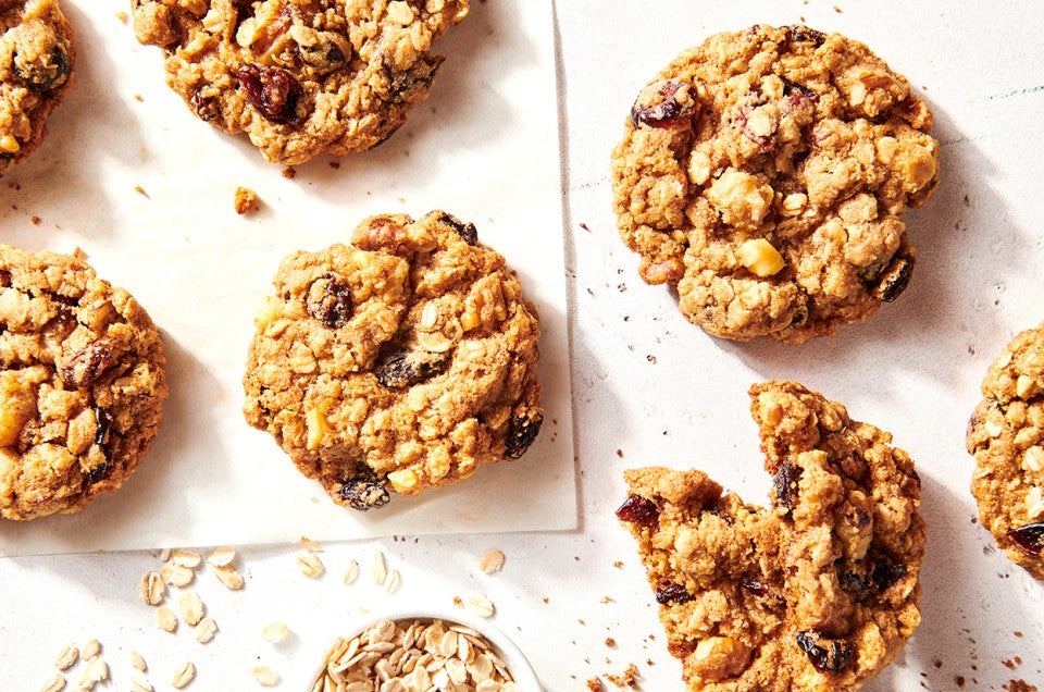 Fruity-Nutty Oat Cookies  - select to zoom