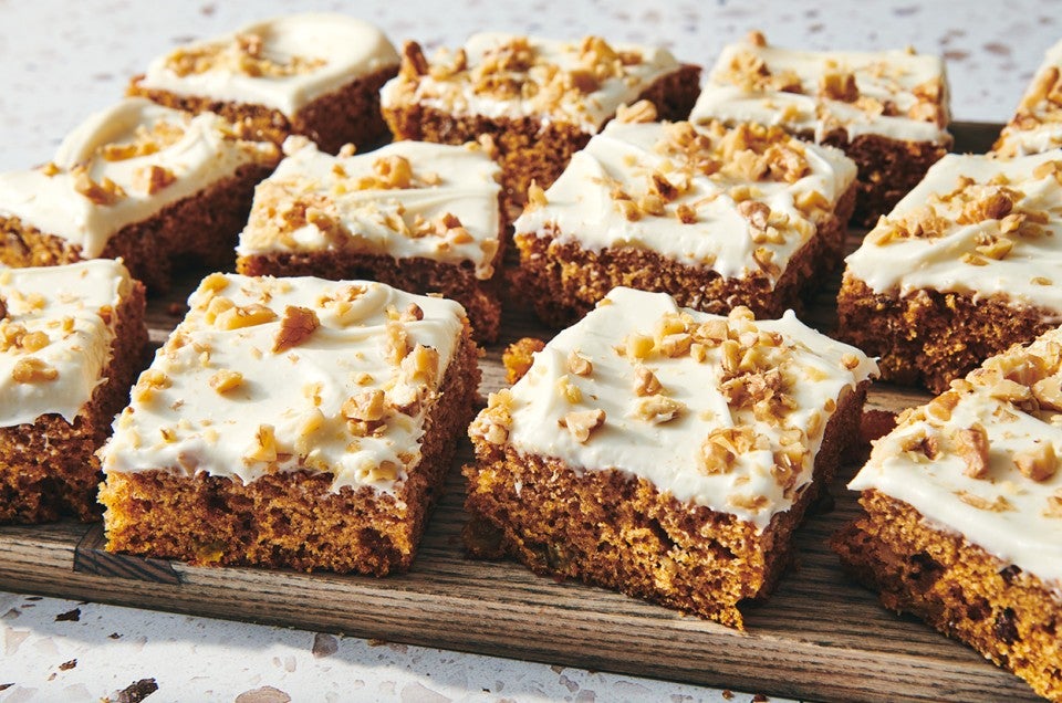 Gluten-Free Pumpkin Cake Bars  - select to zoom