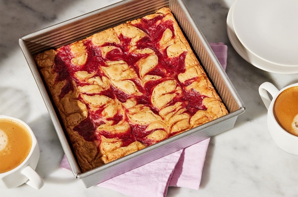 Swirled Rhubarb Bars - select to zoom