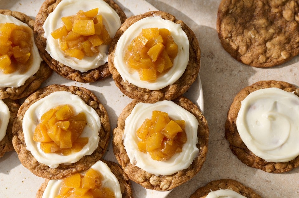 Bourbon and Brown Butter Peach Cookies - select to zoom