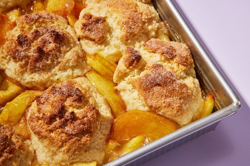 Easy Peach Cobbler - select to zoom