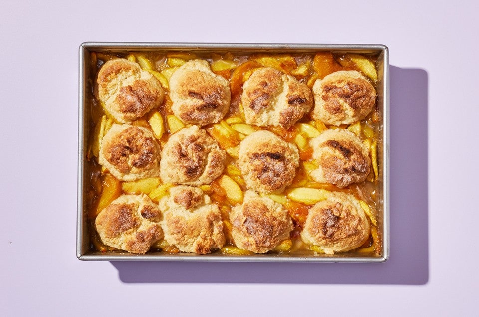 Easy Peach Cobbler - select to zoom