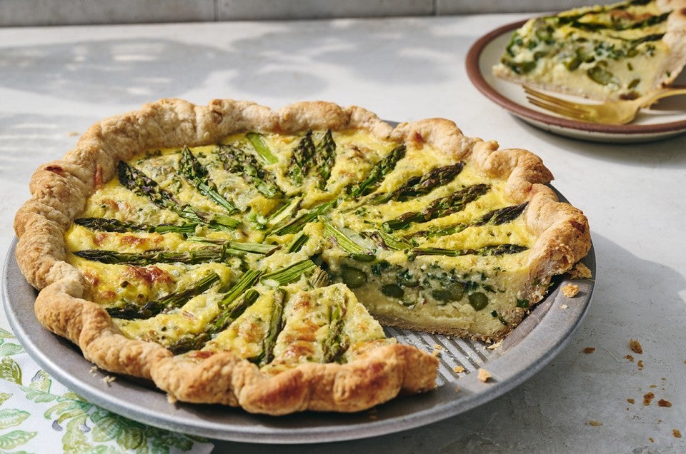 Spring Tonic Quiche - select to zoom