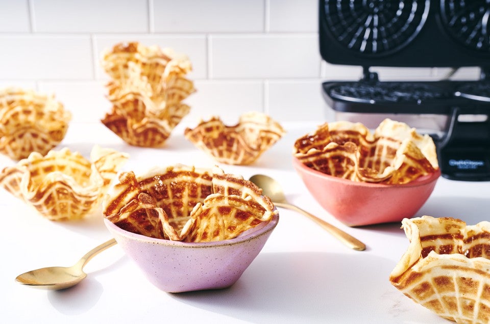 Homemade Waffle Cones  - select to zoom
