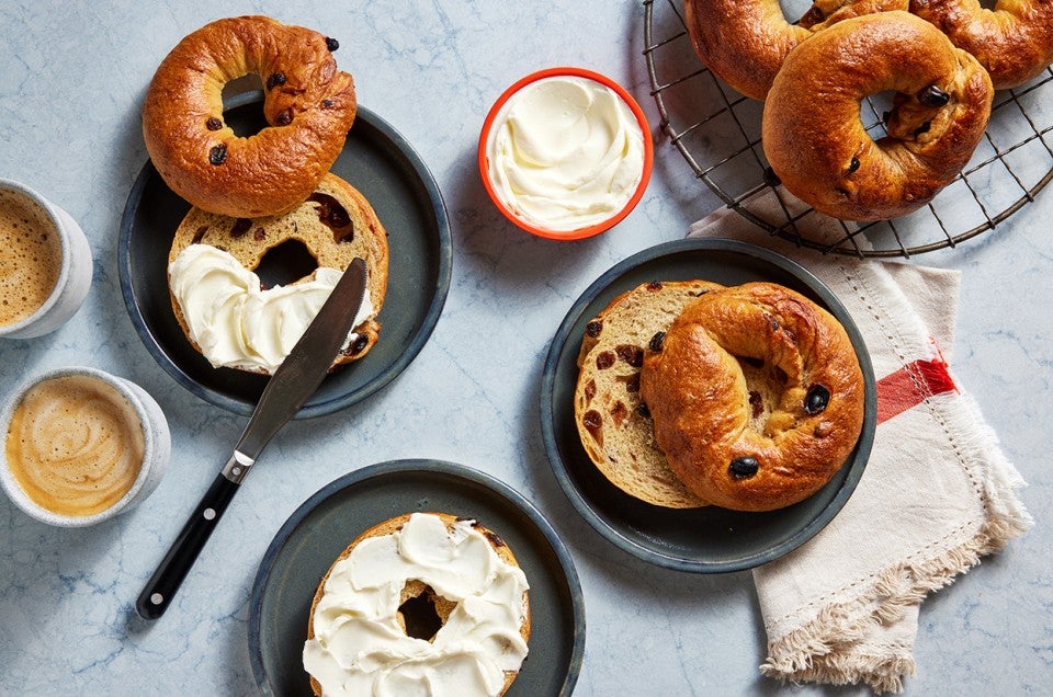 Cinnamon Raisin Bagels  - select to zoom