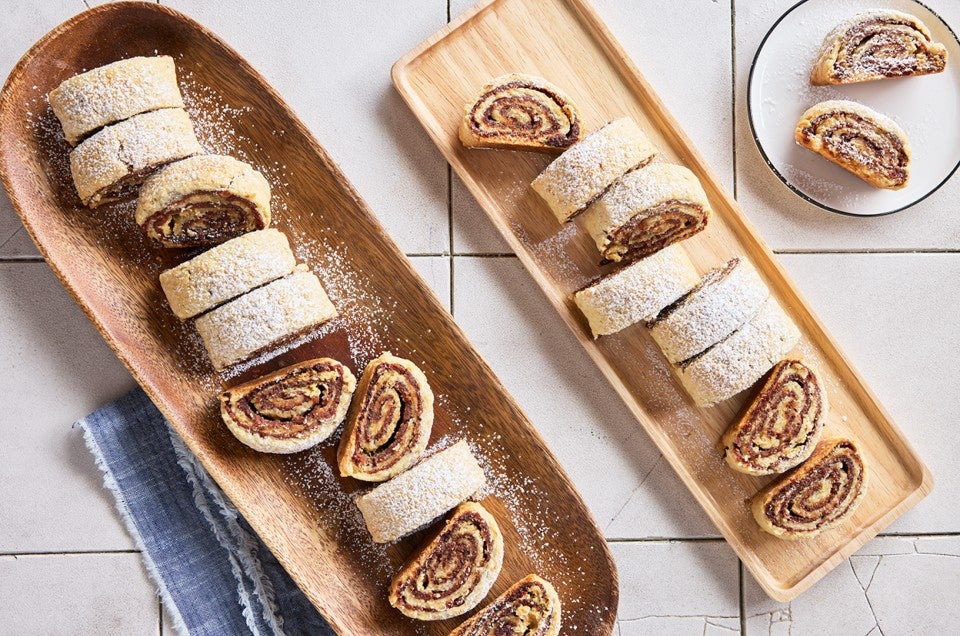 Date Roll Cookies with Halva - select to zoom