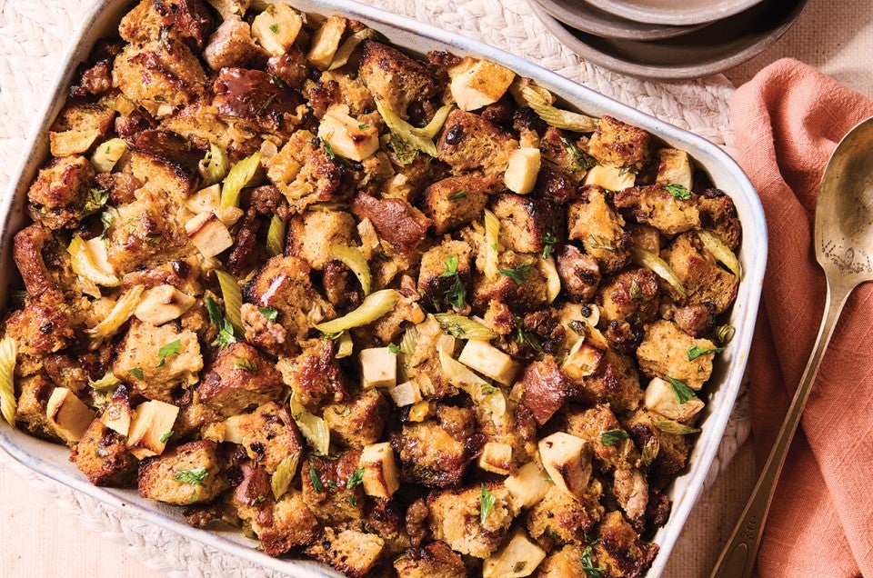 Apple and Sausage Stuffing - select to zoom