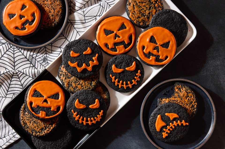 Black Cocoa Halloween Cookies - select to zoom