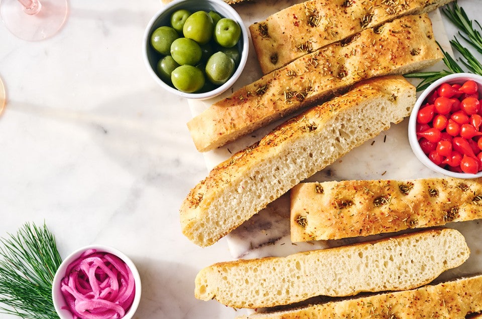 Crisp & Airy Focaccia - select to zoom