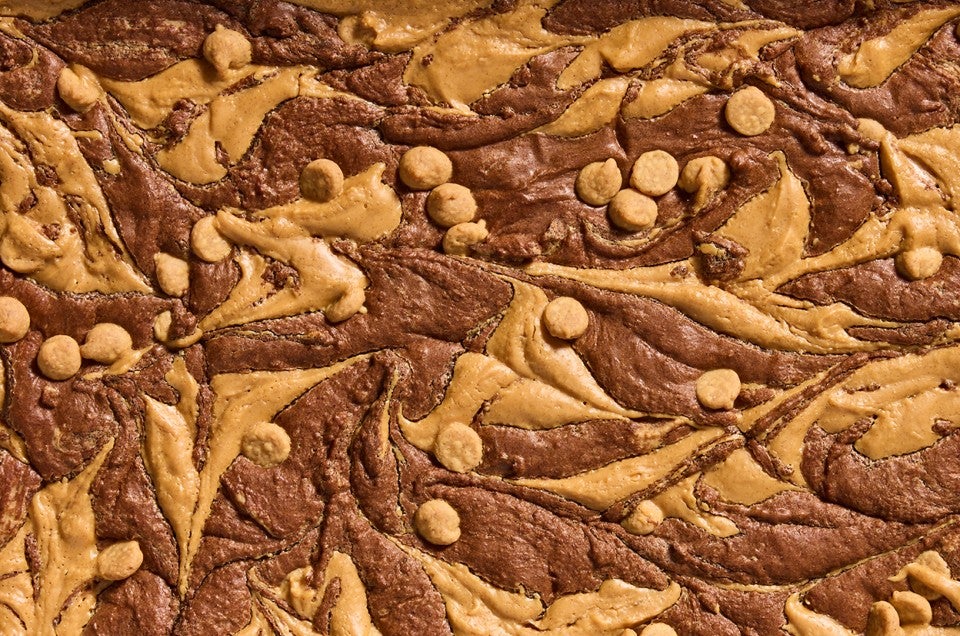 Peanut Butter Brownies - select to zoom