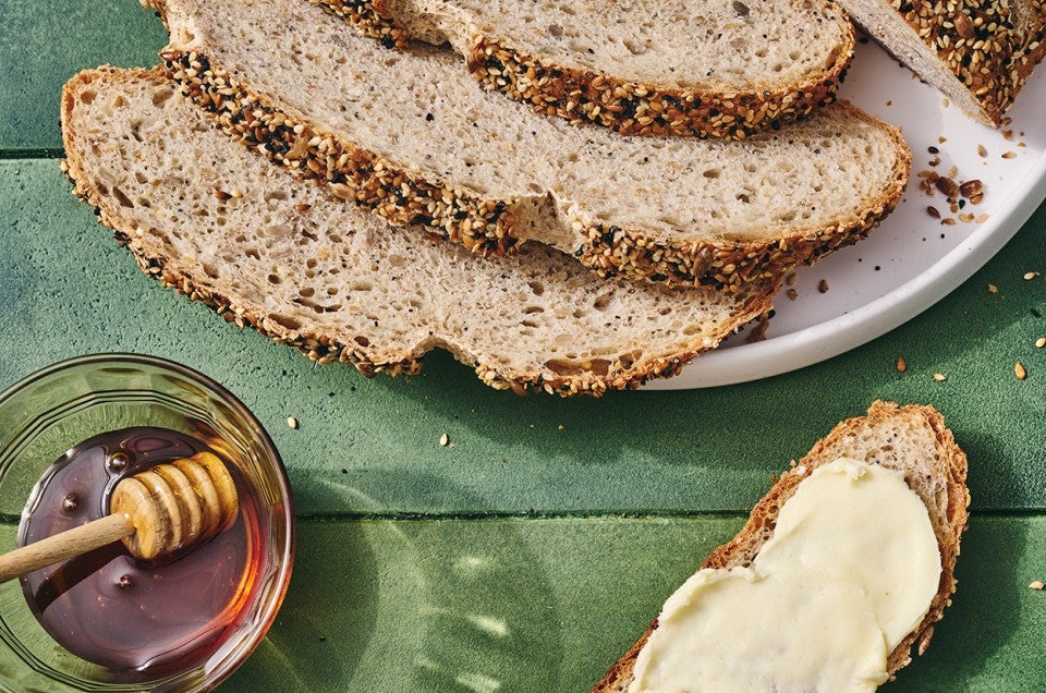 Seeded Sourdough Boule  - select to zoom