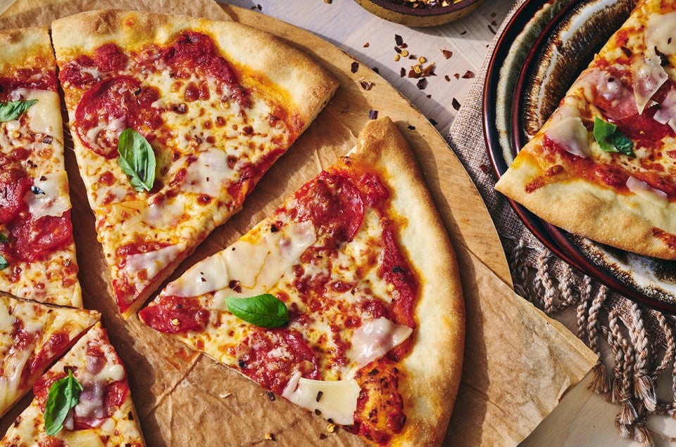 Super-Fast Thin-Crust Pizza Dough  - select to zoom