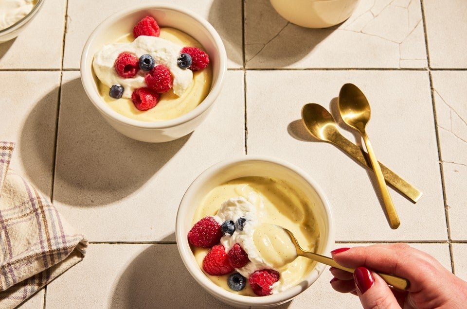 Simple Stovetop Vanilla Pudding  - select to zoom