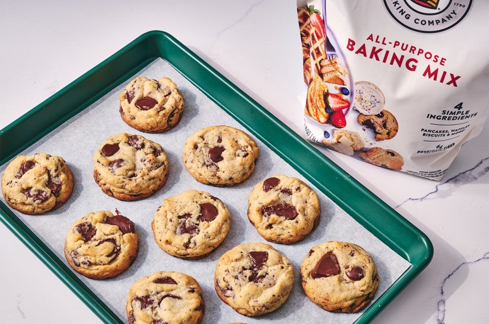 Easy Chocolate Chip Cookies made with All-Purpose Baking Mix - select to zoom