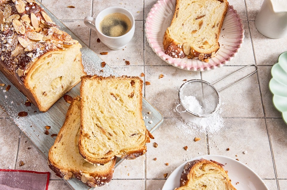 Almond Croissant Milk Bread  - select to zoom