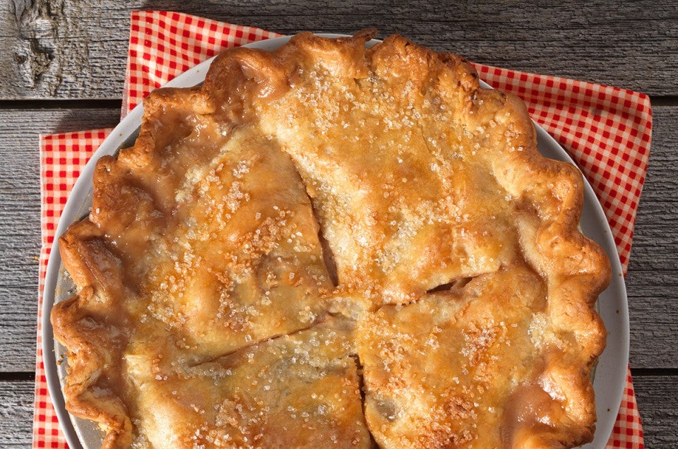 Double crust pie via @kingarthurflour