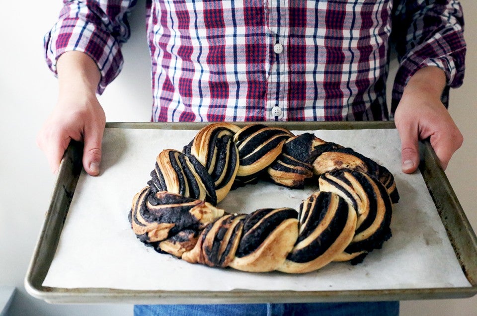 Babka Wreath via @kingarthurflour