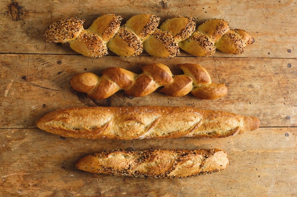 Baguettes 4 Ways via @kingarthurflour