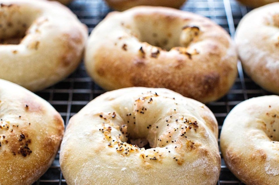 Bialys via @kingarthurflour