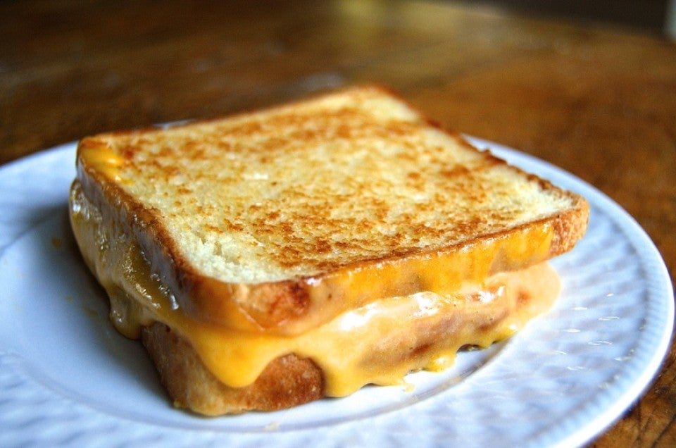 Grown-Up Grilled Cheese Sandwiches with Apple Butter - That Susan