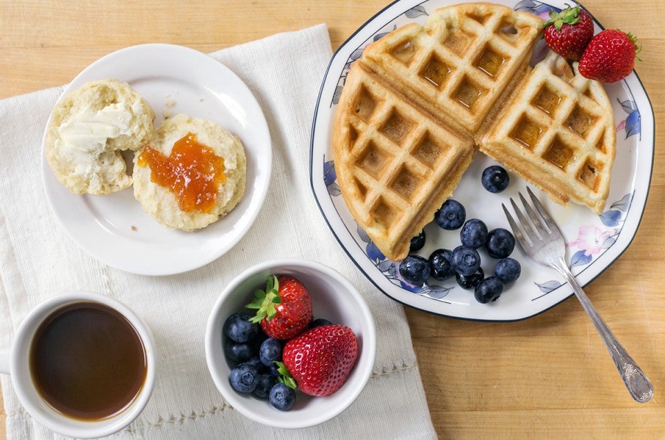 Dairy-free breakfast via @kingarthurflour