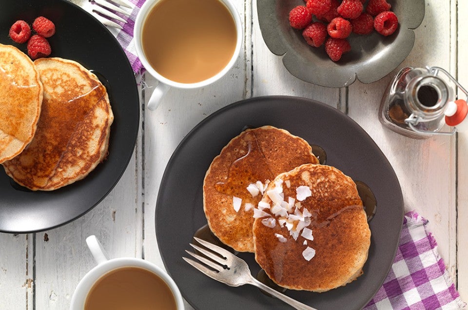 Quinoa Pancakes via @kingarthurflour