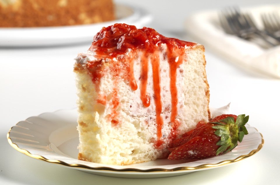 Strawberry-Filled Angel Food Cake | King Arthur Baking